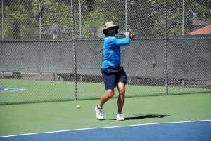 tennis neutral stance forehand groundstroke