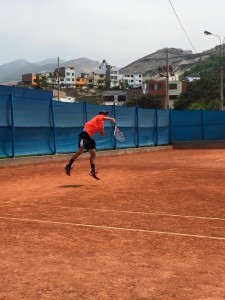 tennis serving motion