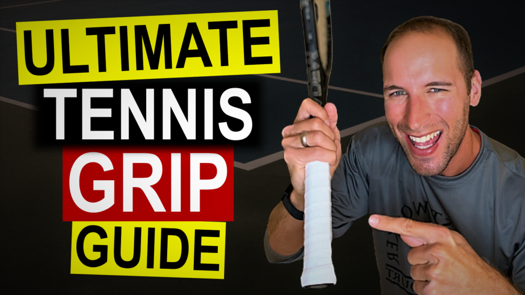 Tennis grip system guide