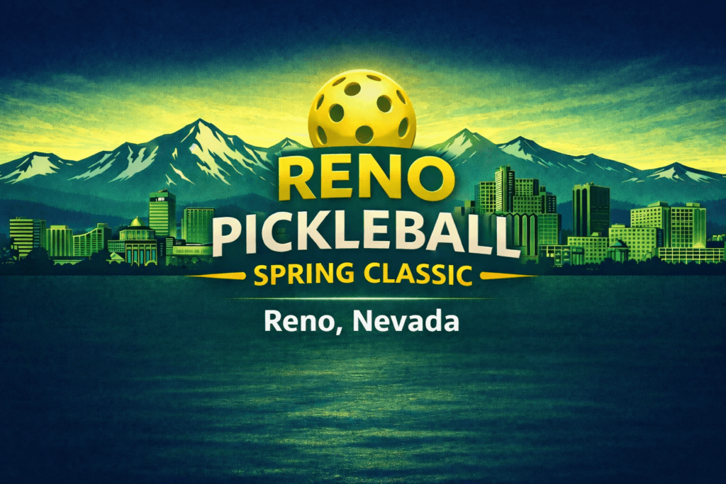 Reno Pickleball Spring Classic tournament banner Reno Nevada