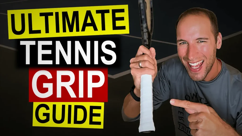 Tennis grip system guide